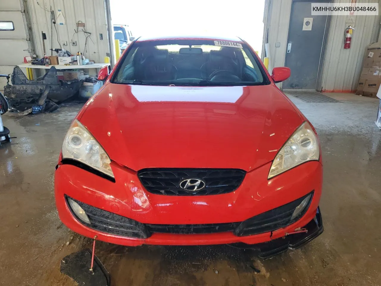 2011 Hyundai Genesis Coupe 3.8L VIN: KMHHU6KH3BU048466 Lot: 78806144