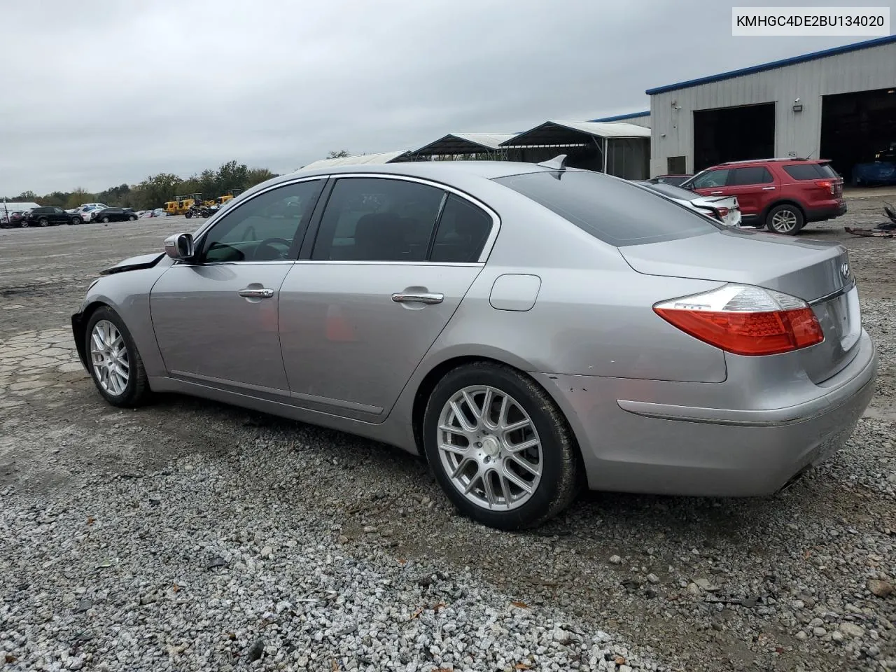 2011 Hyundai Genesis 3.8L VIN: KMHGC4DE2BU134020 Lot: 80764774