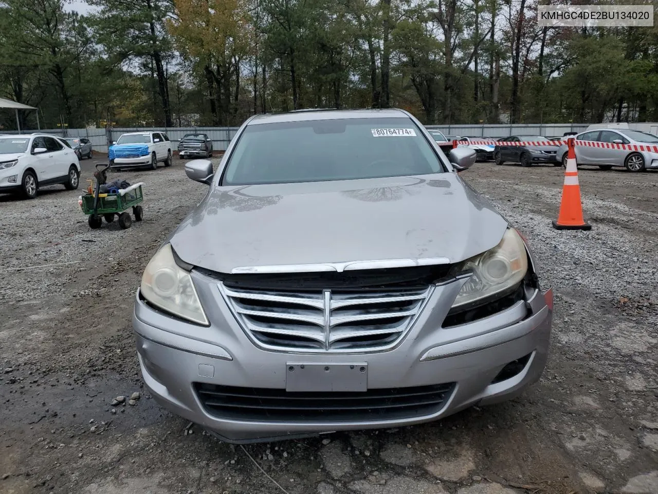 2011 Hyundai Genesis 3.8L VIN: KMHGC4DE2BU134020 Lot: 80764774