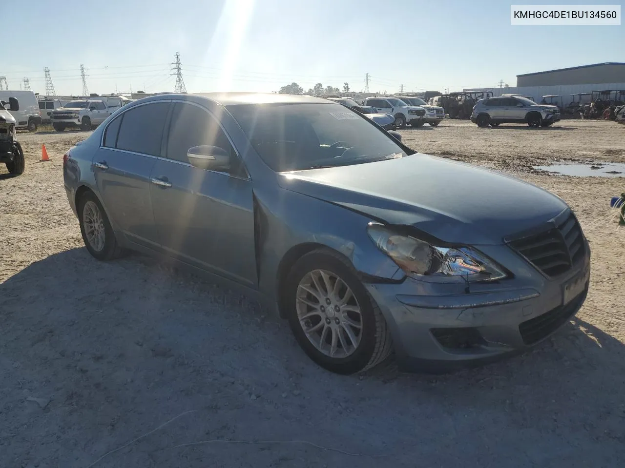 2011 Hyundai Genesis 3.8L VIN: KMHGC4DE1BU134560 Lot: 80957934