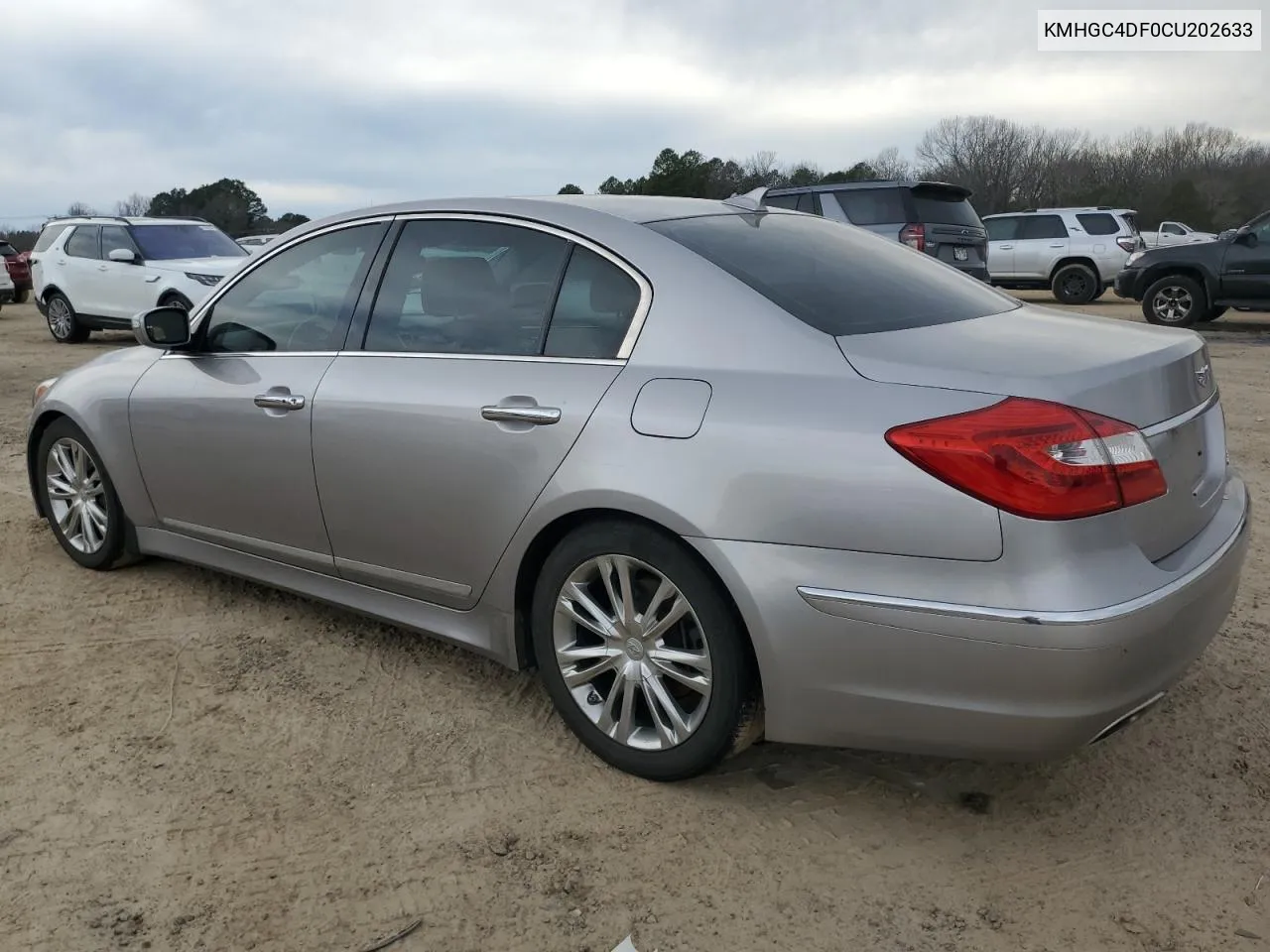 KMHGC4DF0CU202633 2012 Hyundai Genesis 4.6L