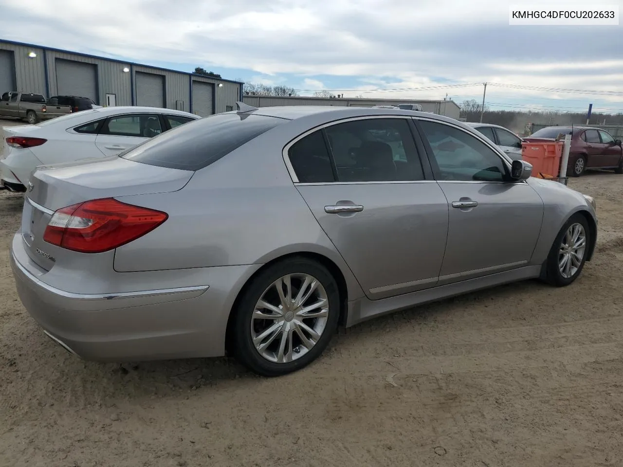 KMHGC4DF0CU202633 2012 Hyundai Genesis 4.6L