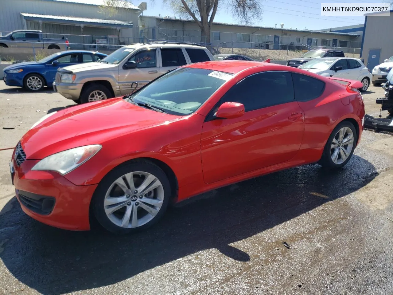 2012 Hyundai Genesis Coupe 2.0T VIN: KMHHT6KD9CU070327 Lot: 50496344