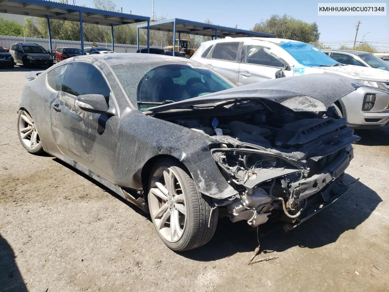 KMHHU6KH0CU071348 2012 Hyundai Genesis Coupe 3.8L