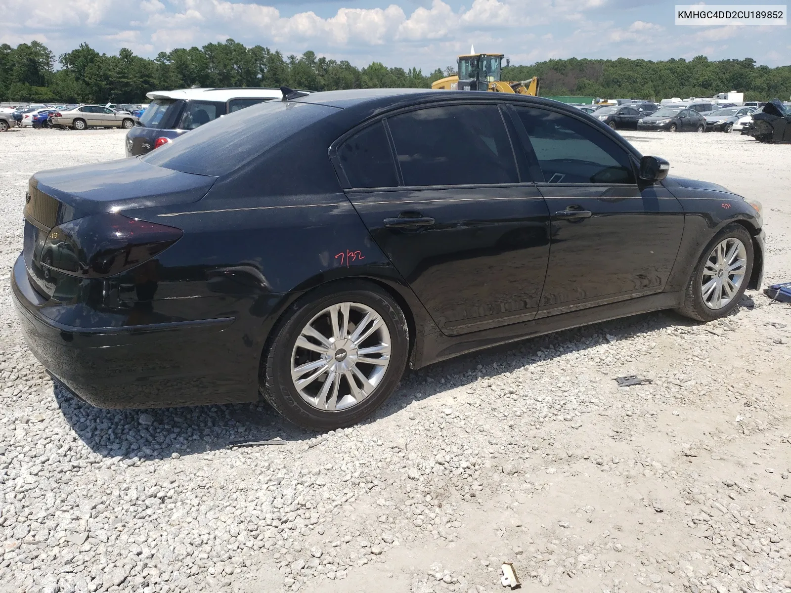 KMHGC4DD2CU189852 2012 Hyundai Genesis 3.8L