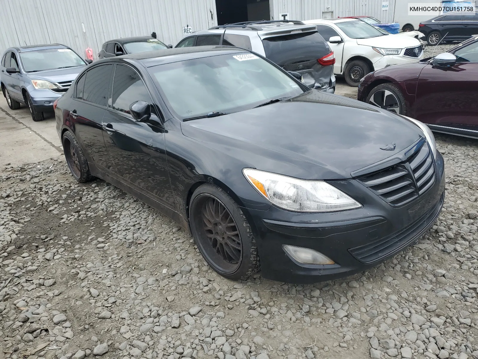 2012 Hyundai Genesis 3.8L VIN: KMHGC4DD7CU151758 Lot: 64323044