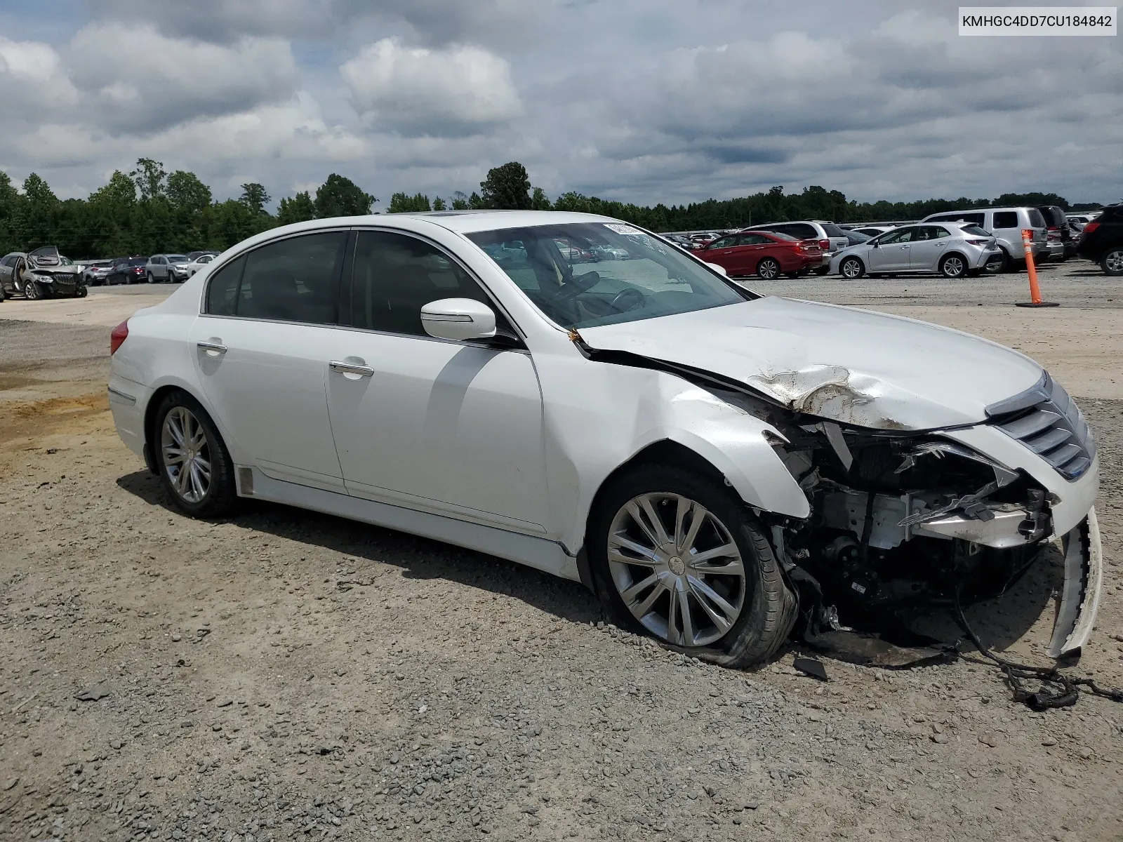 KMHGC4DD7CU184842 2012 Hyundai Genesis 3.8L