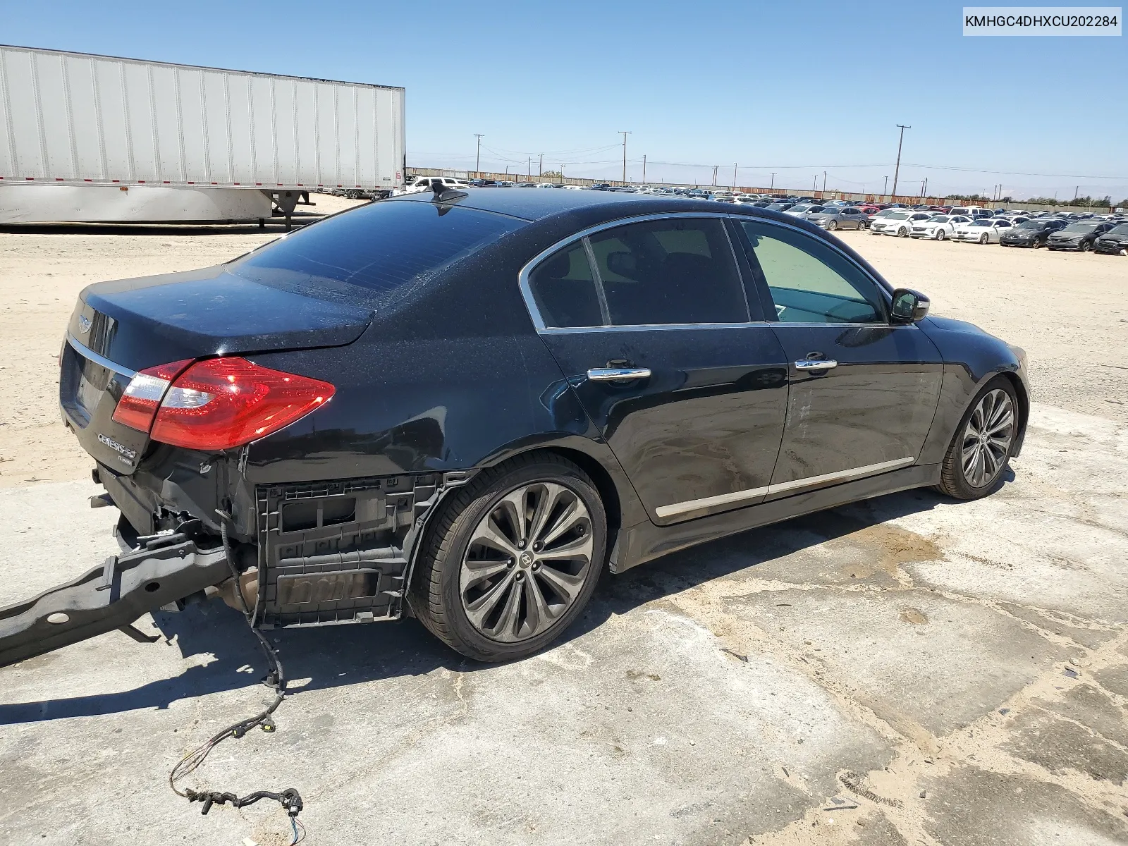 2012 Hyundai Genesis 5.0L VIN: KMHGC4DHXCU202284 Lot: 65257194