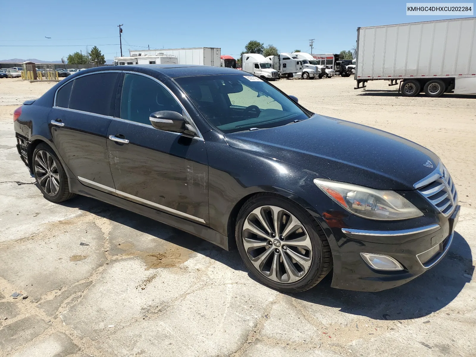 2012 Hyundai Genesis 5.0L VIN: KMHGC4DHXCU202284 Lot: 65257194