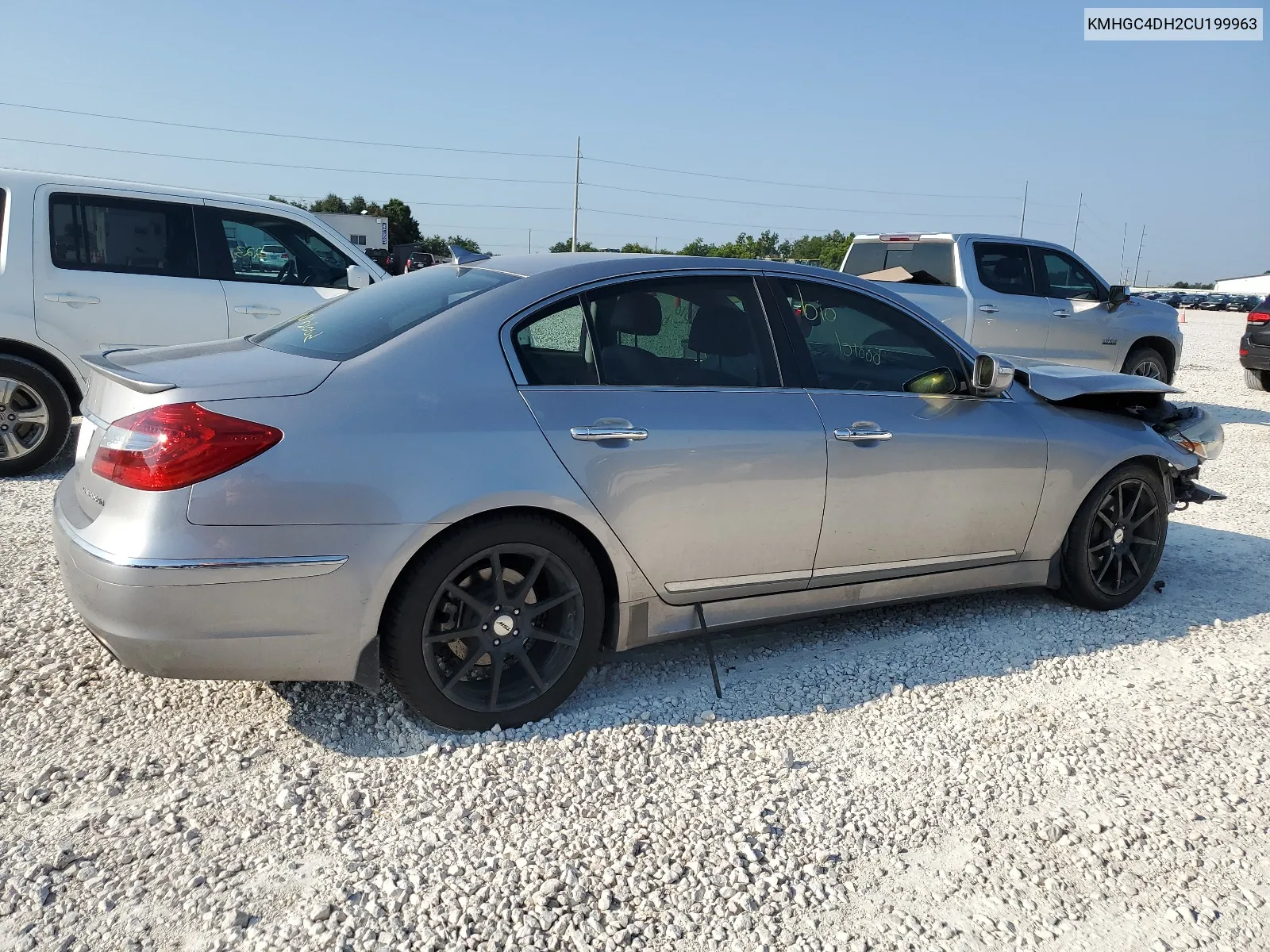 2012 Hyundai Genesis 5.0L VIN: KMHGC4DH2CU199963 Lot: 65613334