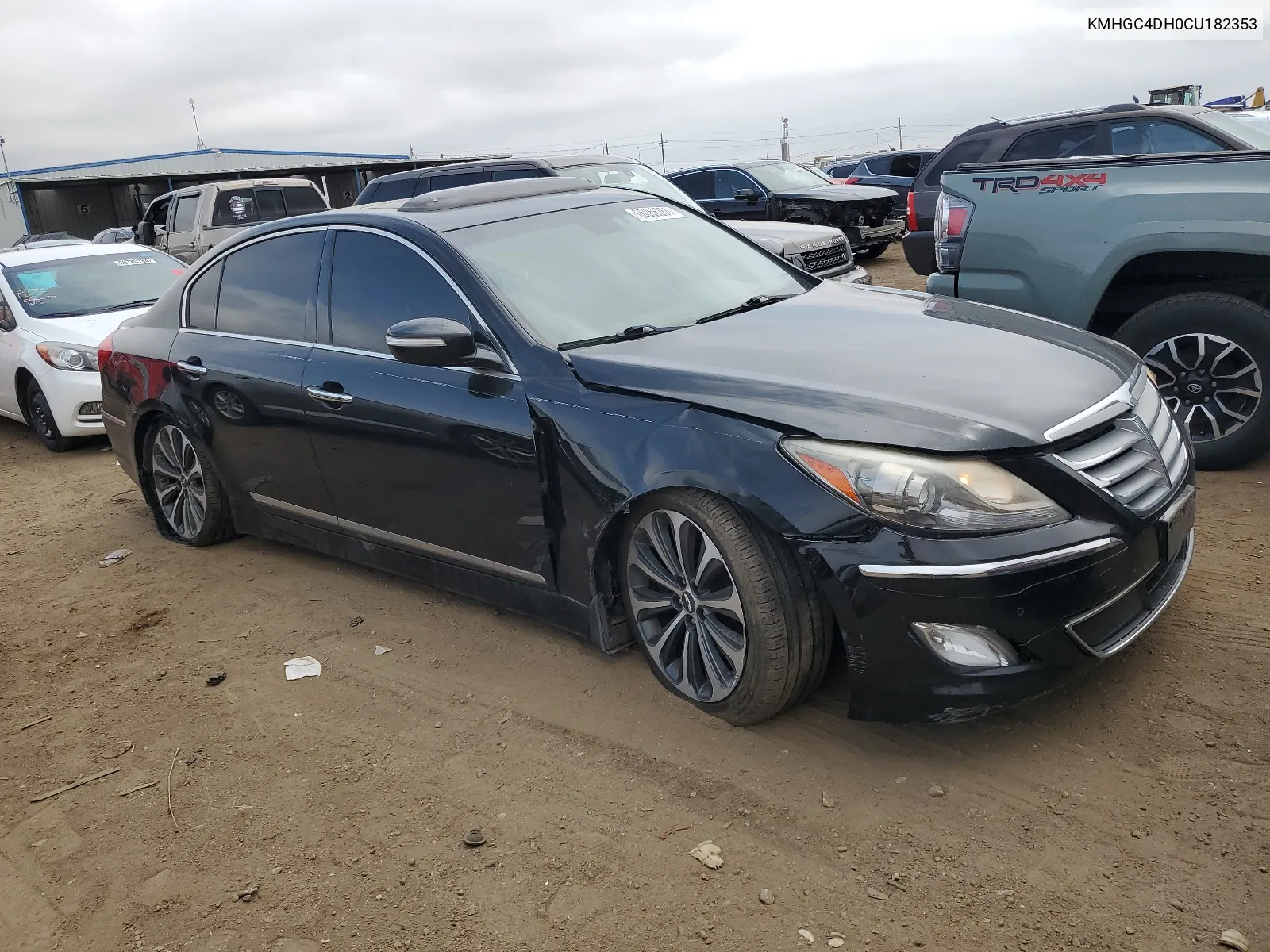 2012 Hyundai Genesis 5.0L VIN: KMHGC4DH0CU182353 Lot: 66056264