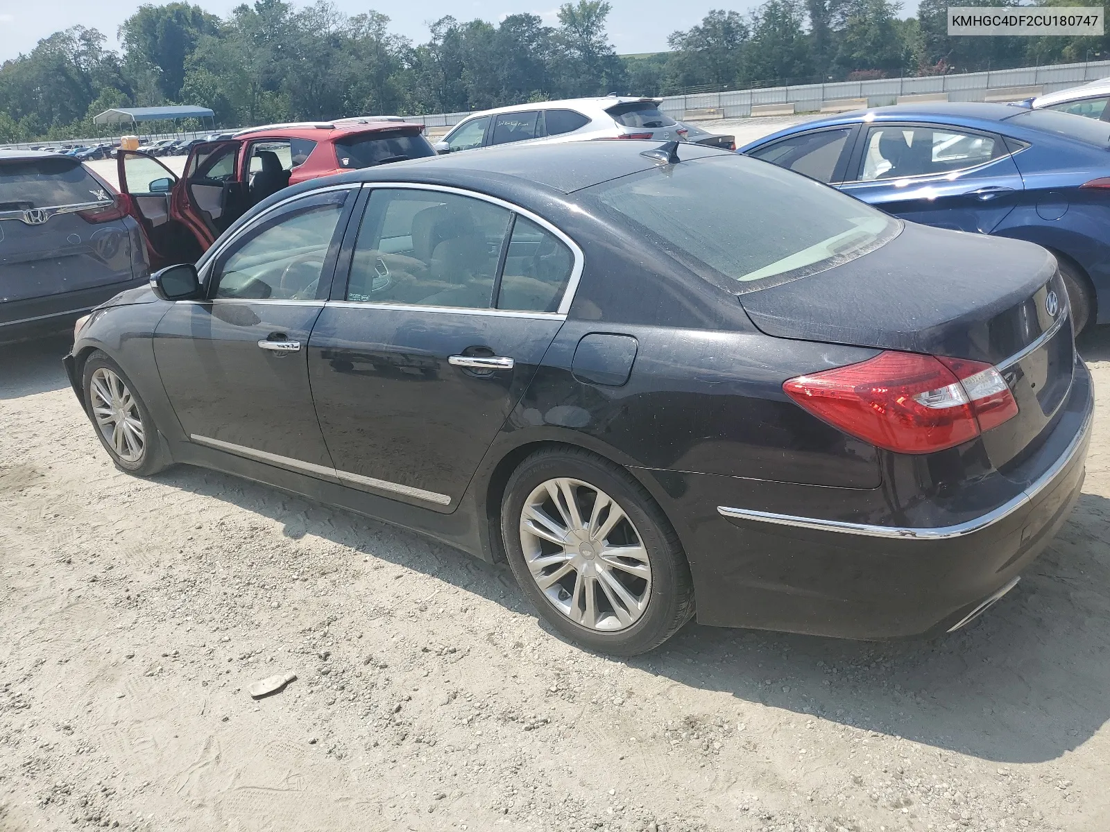 KMHGC4DF2CU180747 2012 Hyundai Genesis 4.6L