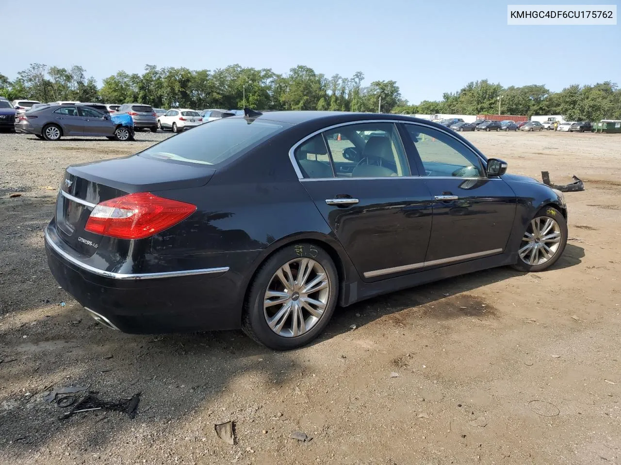 2012 Hyundai Genesis 4.6L VIN: KMHGC4DF6CU175762 Lot: 67151194