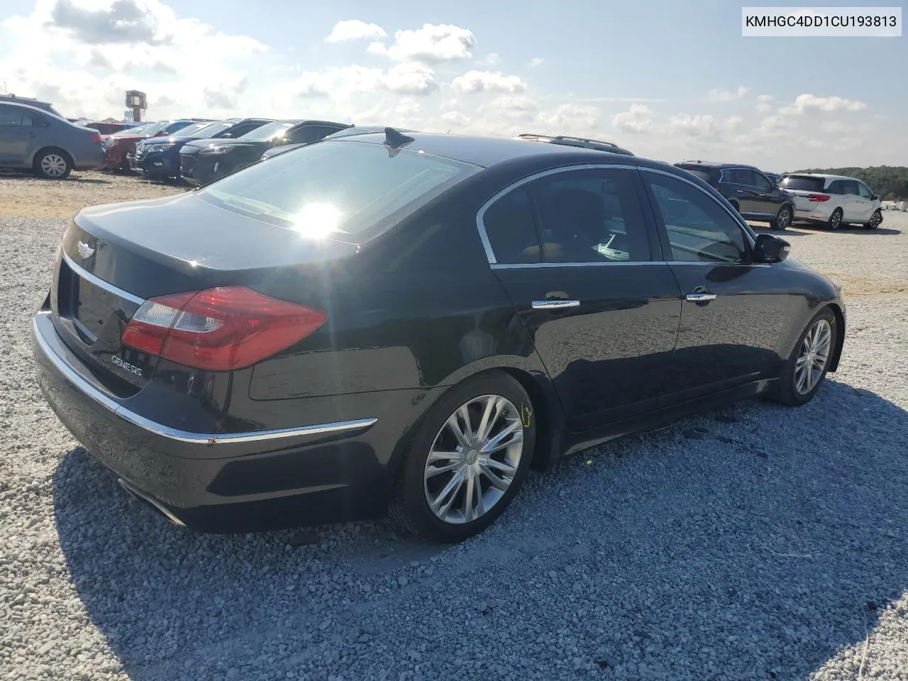 KMHGC4DD1CU193813 2012 Hyundai Genesis 3.8L