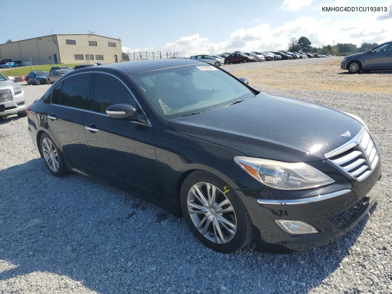 KMHGC4DD1CU193813 2012 Hyundai Genesis 3.8L