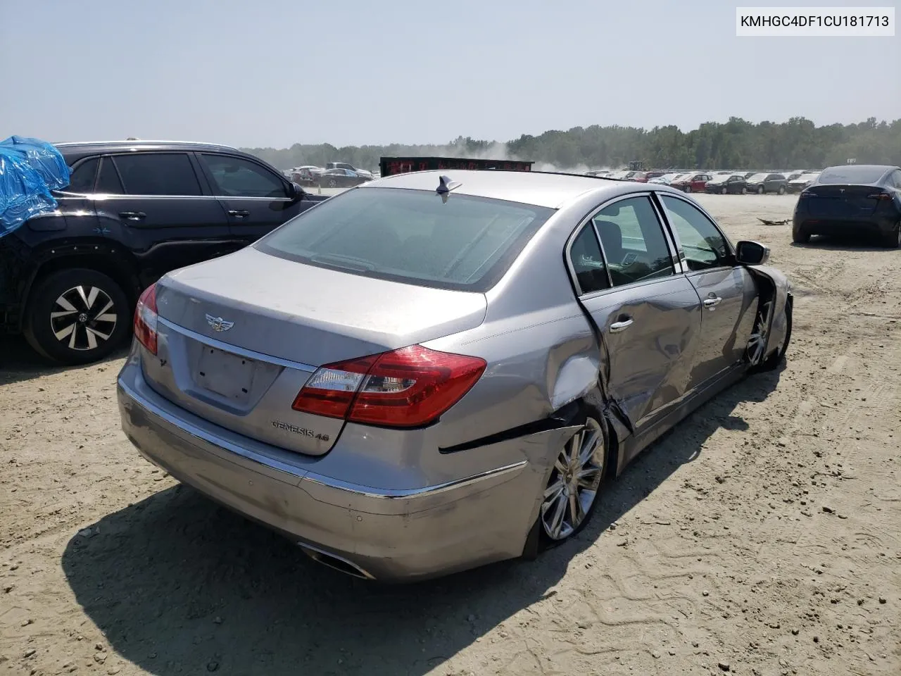 KMHGC4DF1CU181713 2012 Hyundai Genesis 4.6L