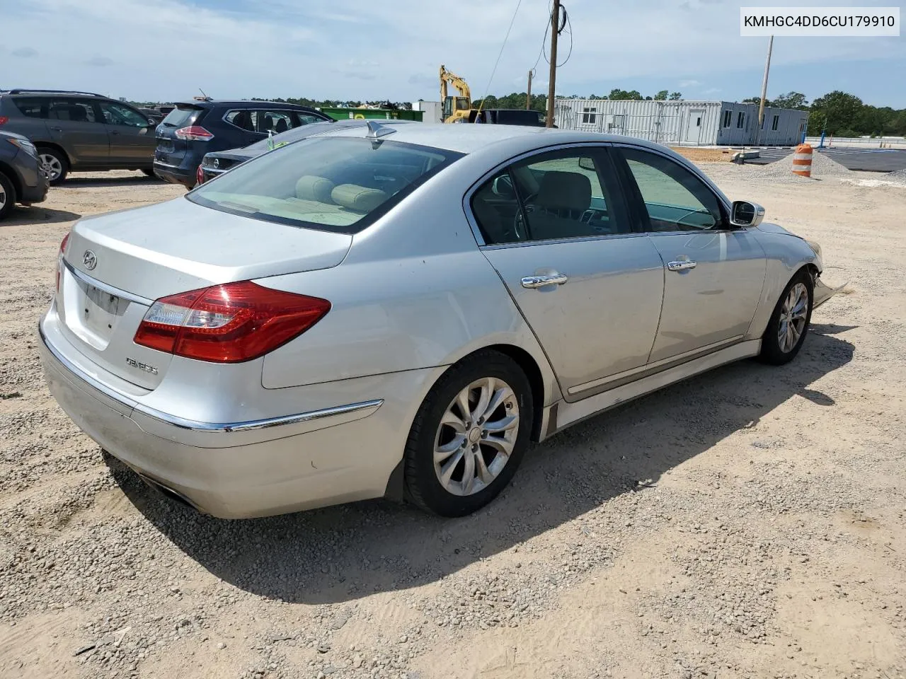 KMHGC4DD6CU179910 2012 Hyundai Genesis 3.8L