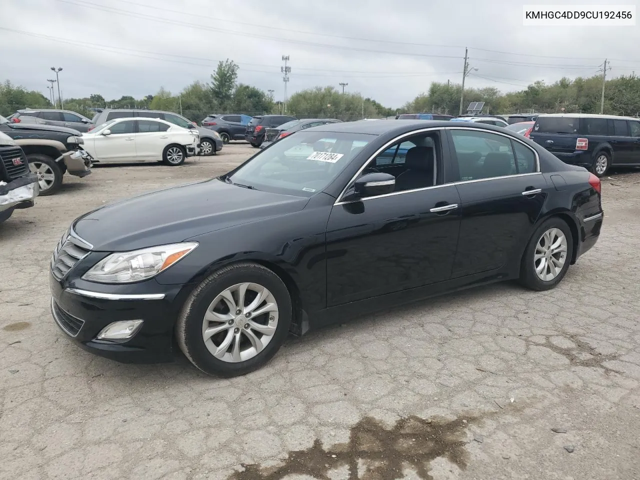 2012 Hyundai Genesis 3.8L VIN: KMHGC4DD9CU192456 Lot: 70171284