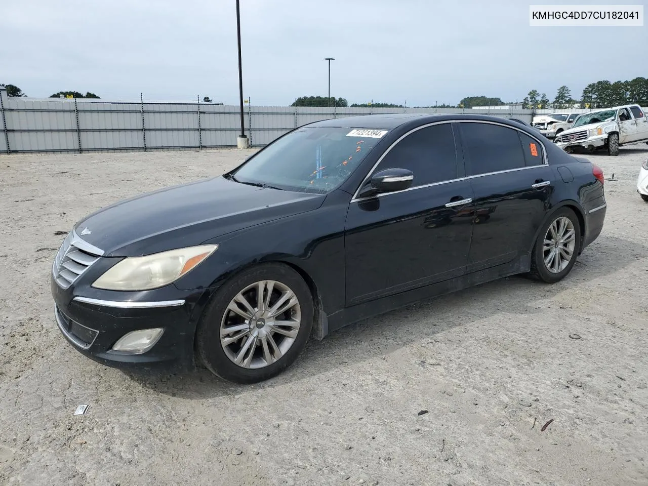 2012 Hyundai Genesis 3.8L VIN: KMHGC4DD7CU182041 Lot: 71221394