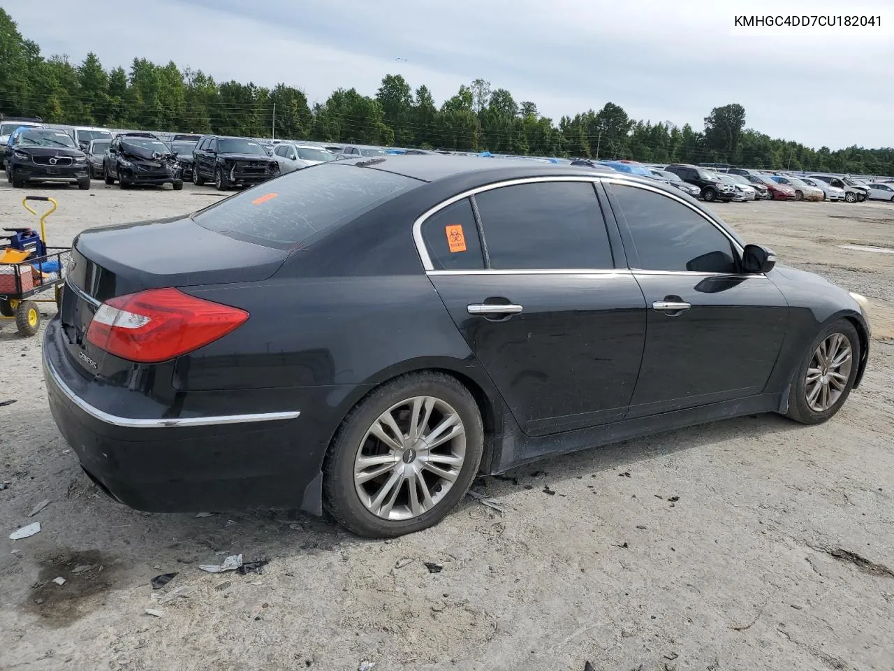 2012 Hyundai Genesis 3.8L VIN: KMHGC4DD7CU182041 Lot: 71221394