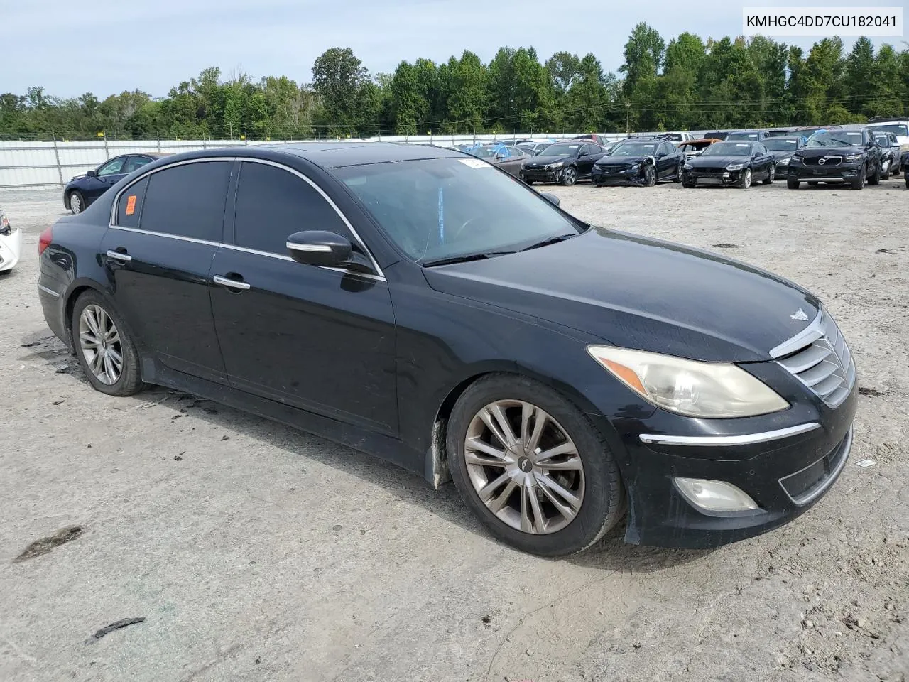 2012 Hyundai Genesis 3.8L VIN: KMHGC4DD7CU182041 Lot: 71221394