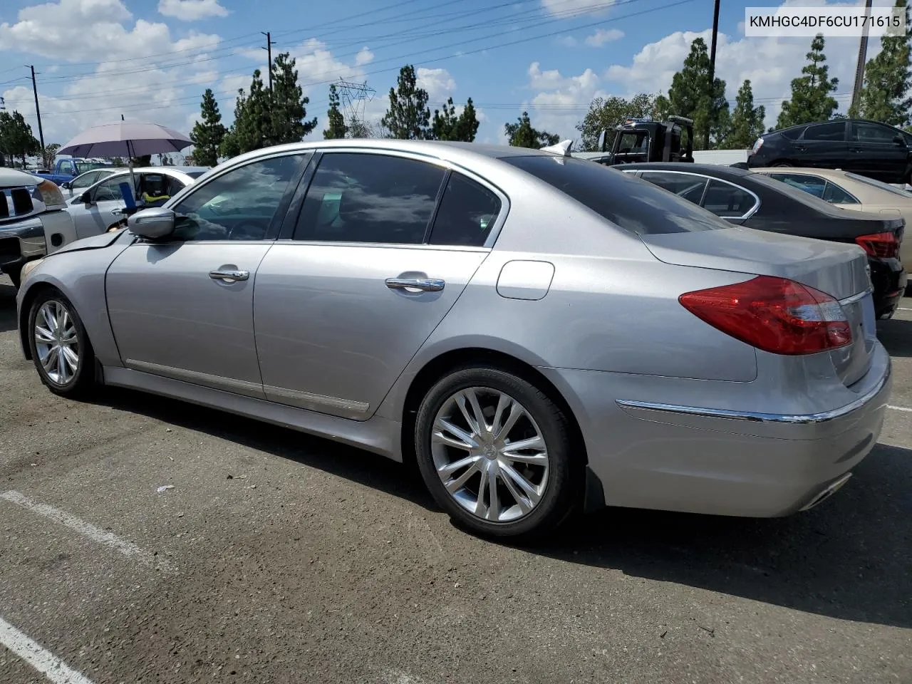 2012 Hyundai Genesis 4.6L VIN: KMHGC4DF6CU171615 Lot: 71681814