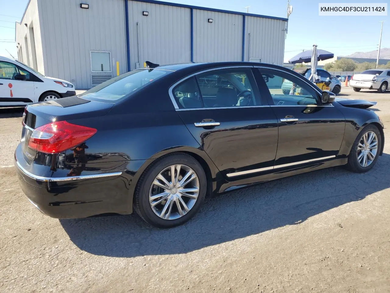 2012 Hyundai Genesis 4.6L VIN: KMHGC4DF3CU211424 Lot: 73164074