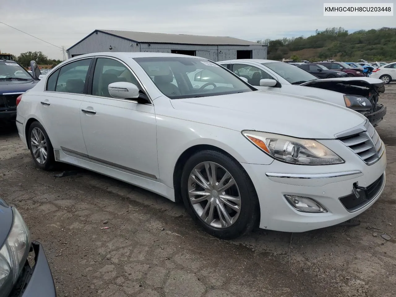 KMHGC4DH8CU203448 2012 Hyundai Genesis 5.0L