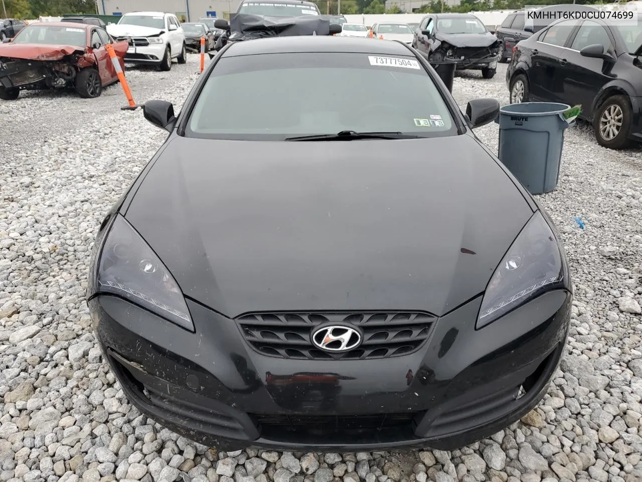 2012 Hyundai Genesis Coupe 2.0T VIN: KMHHT6KD0CU074699 Lot: 73777504