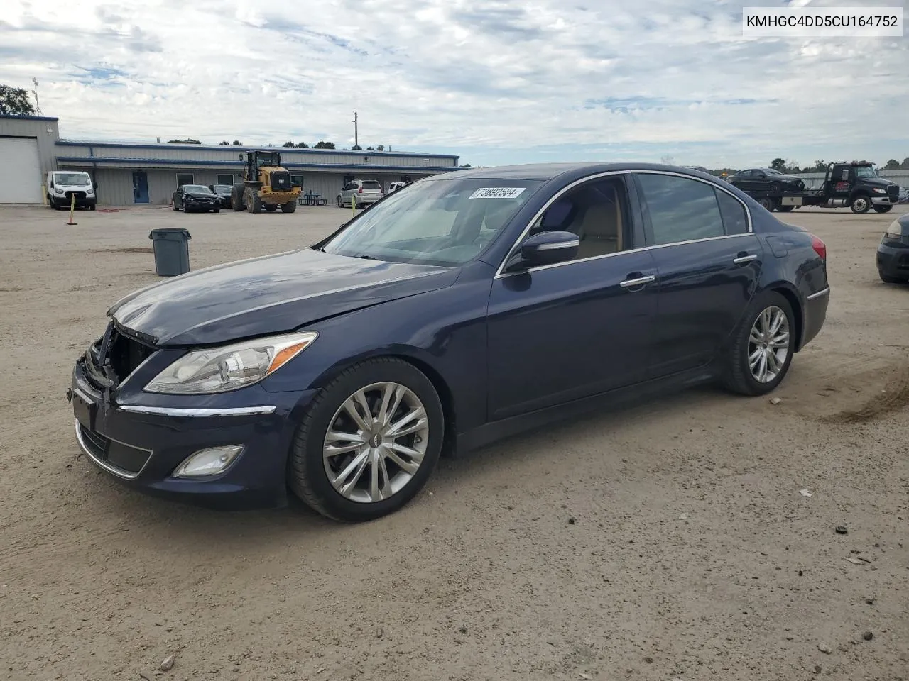 KMHGC4DD5CU164752 2012 Hyundai Genesis 3.8L