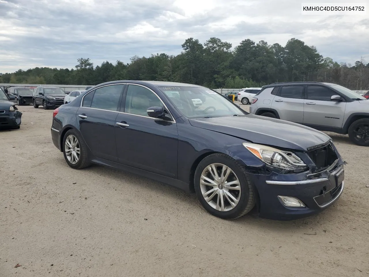 KMHGC4DD5CU164752 2012 Hyundai Genesis 3.8L