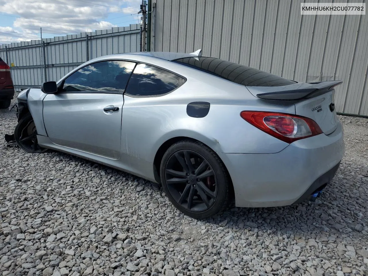 2012 Hyundai Genesis Coupe 3.8L VIN: KMHHU6KH2CU077782 Lot: 74044164