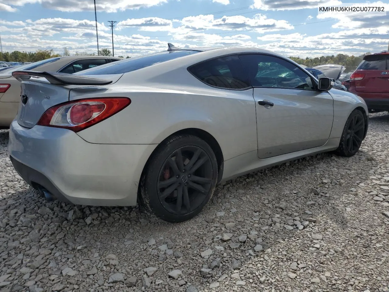 2012 Hyundai Genesis Coupe 3.8L VIN: KMHHU6KH2CU077782 Lot: 74044164