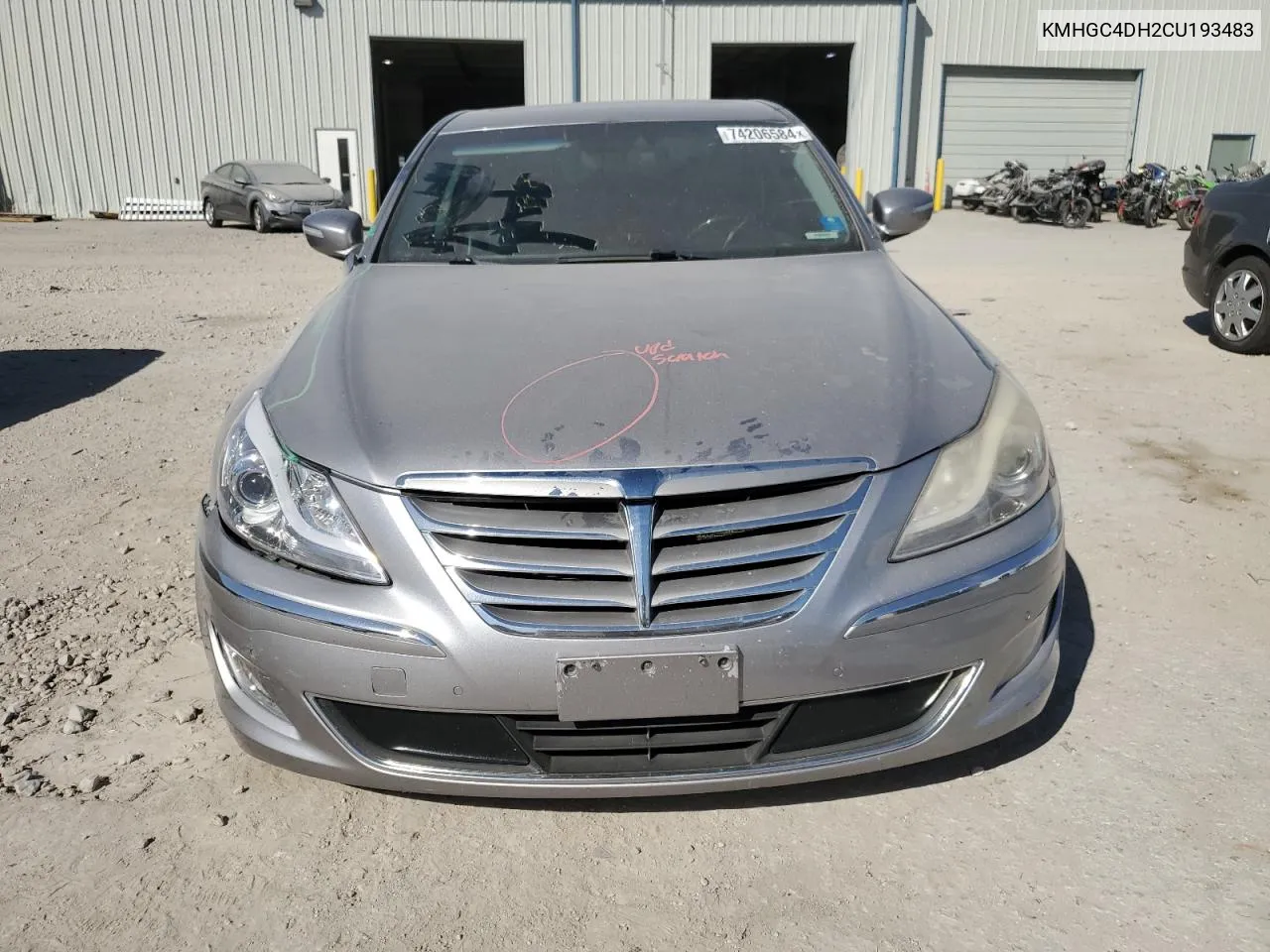 KMHGC4DH2CU193483 2012 Hyundai Genesis 5.0L