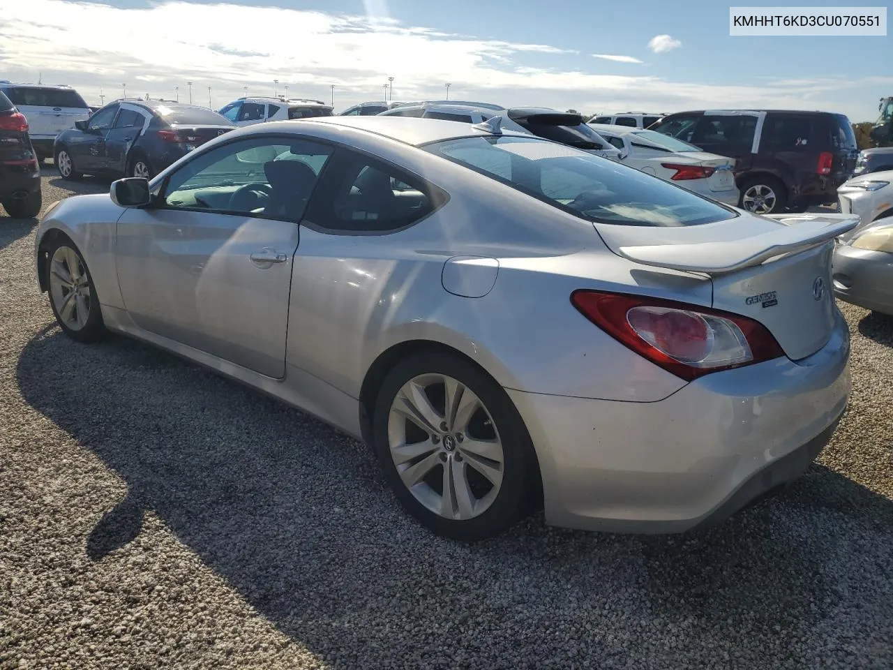 KMHHT6KD3CU070551 2012 Hyundai Genesis Coupe 2.0T