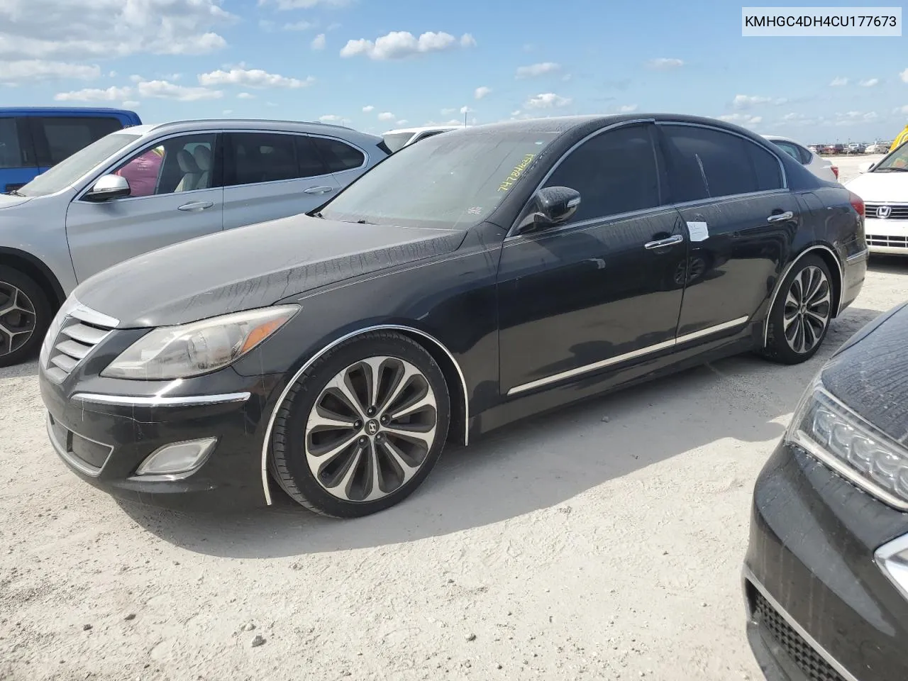 KMHGC4DH4CU177673 2012 Hyundai Genesis 5.0L