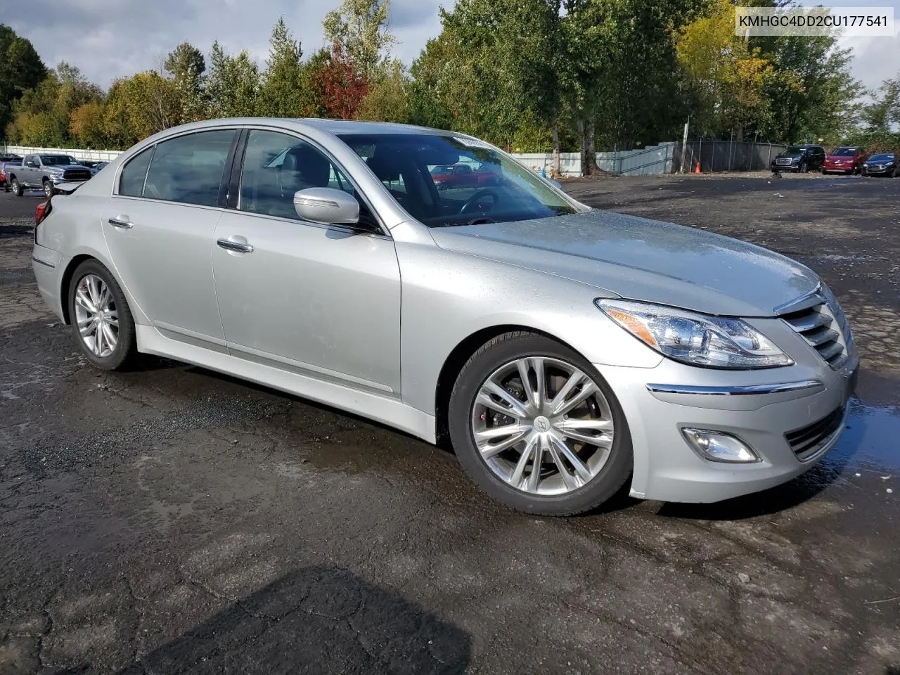 KMHGC4DD2CU177541 2012 Hyundai Genesis 3.8L