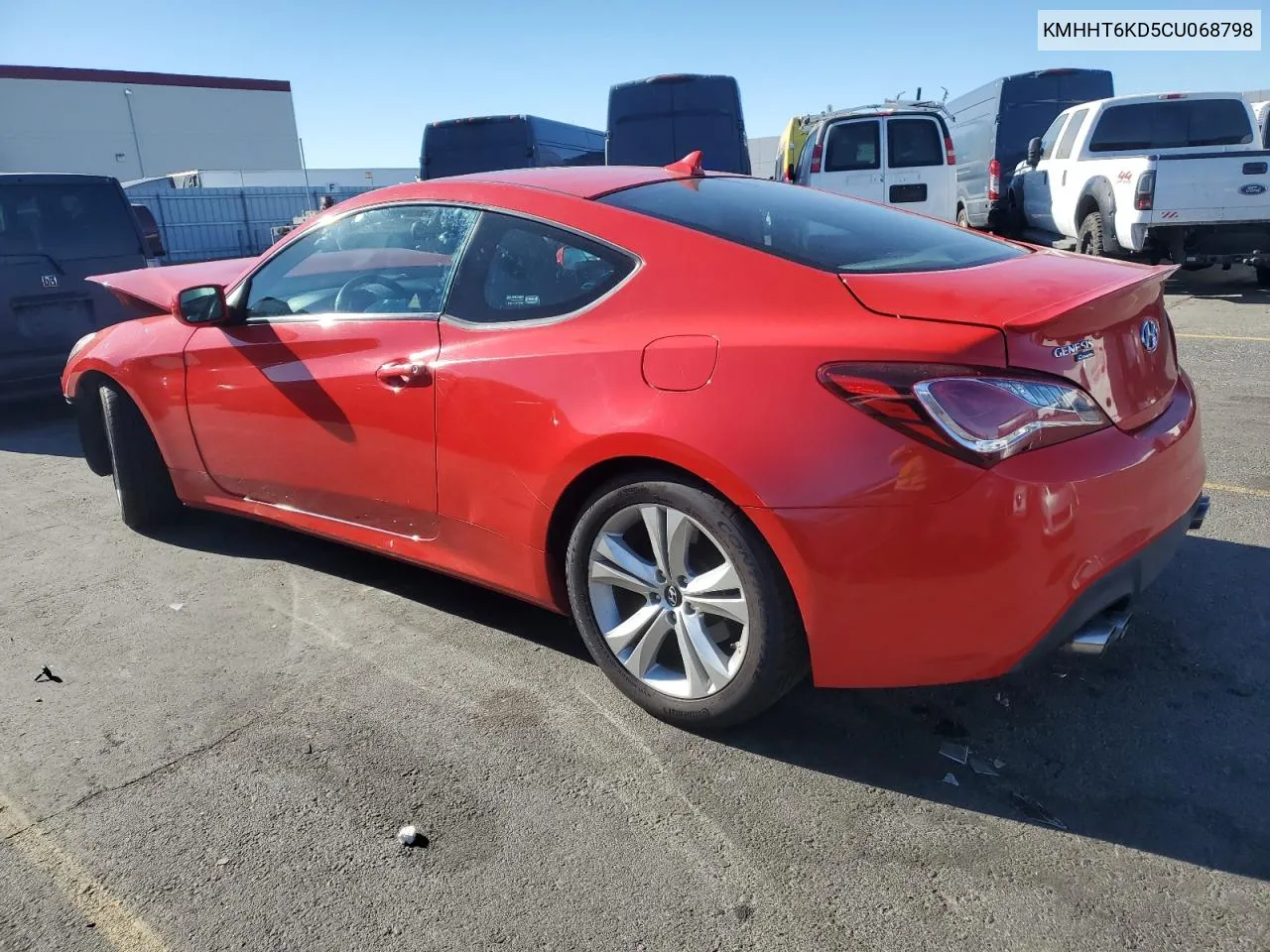 2012 Hyundai Genesis Coupe 2.0T VIN: KMHHT6KD5CU068798 Lot: 76188984