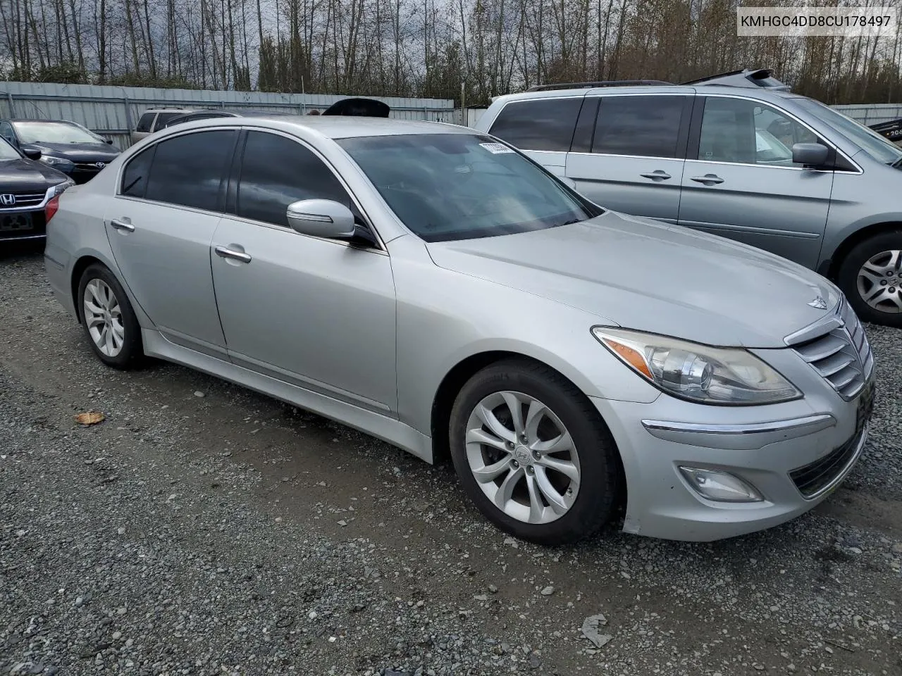 KMHGC4DD8CU178497 2012 Hyundai Genesis 3.8L