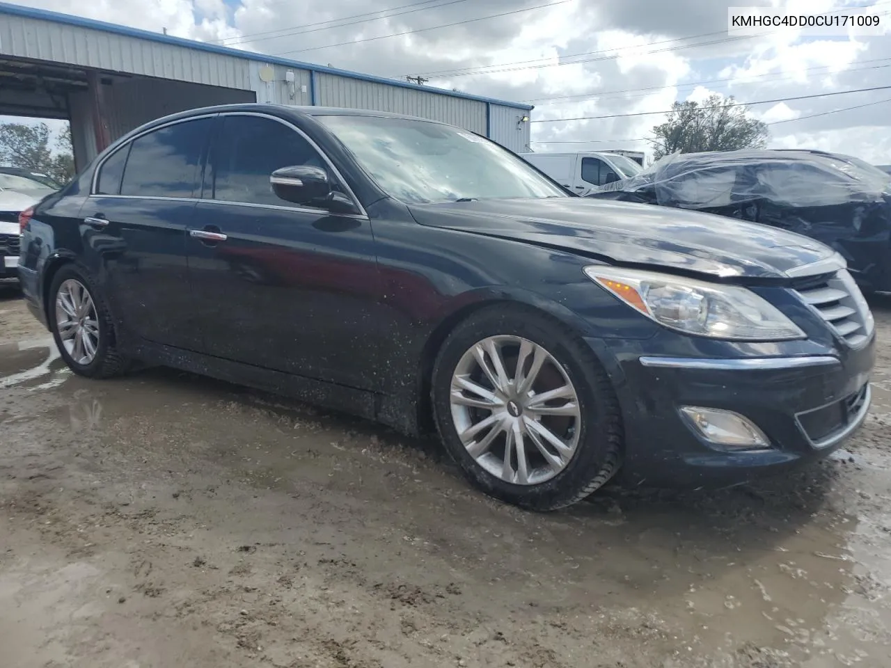 2012 Hyundai Genesis 3.8L VIN: KMHGC4DD0CU171009 Lot: 78090454