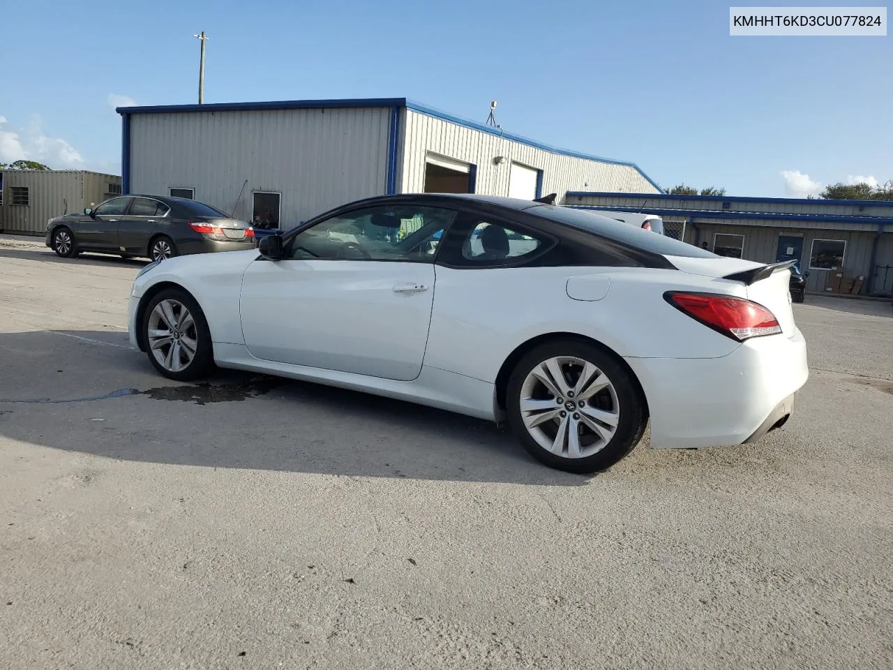 2012 Hyundai Genesis Coupe 2.0T VIN: KMHHT6KD3CU077824 Lot: 78500004