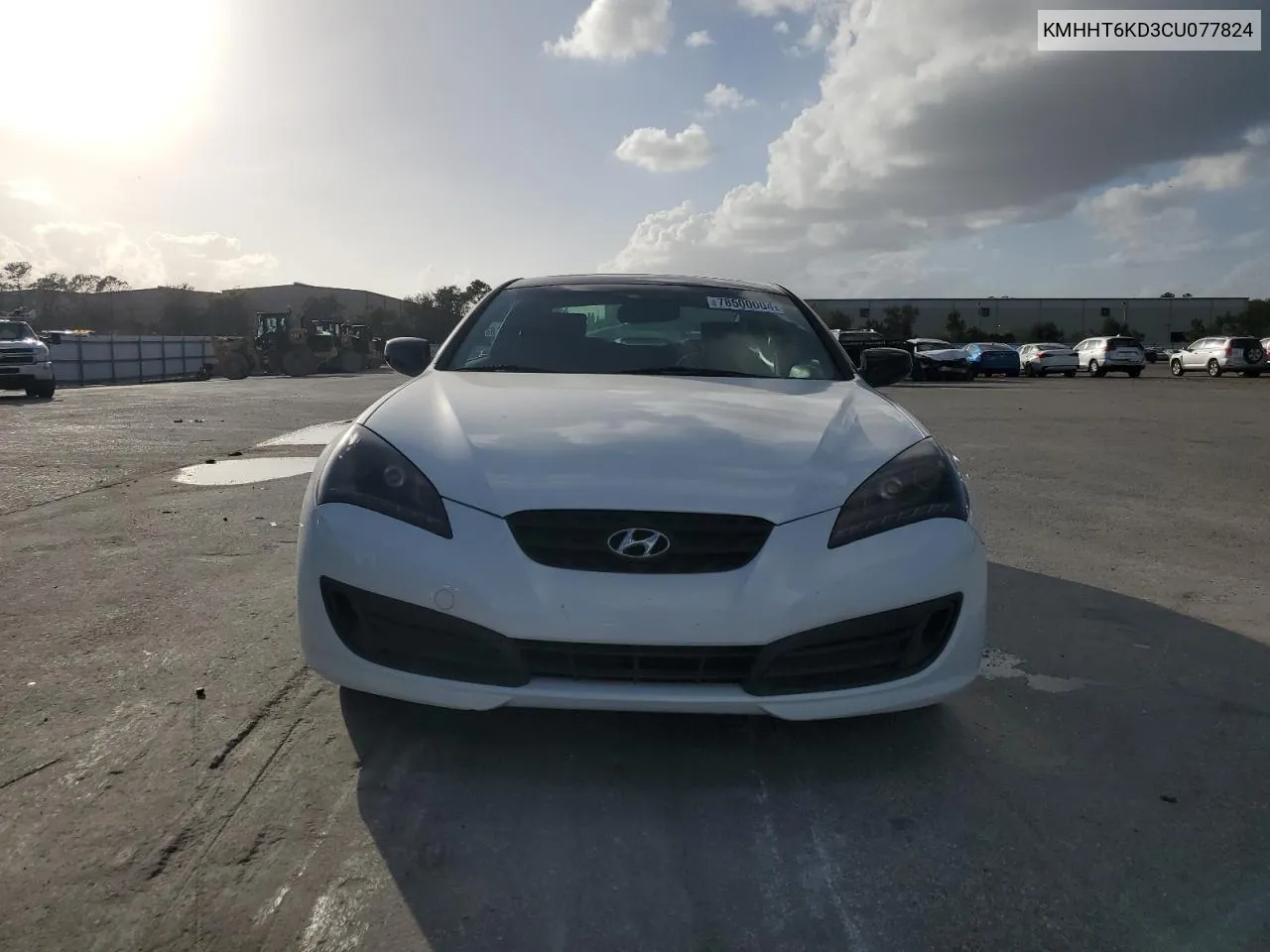 2012 Hyundai Genesis Coupe 2.0T VIN: KMHHT6KD3CU077824 Lot: 78500004