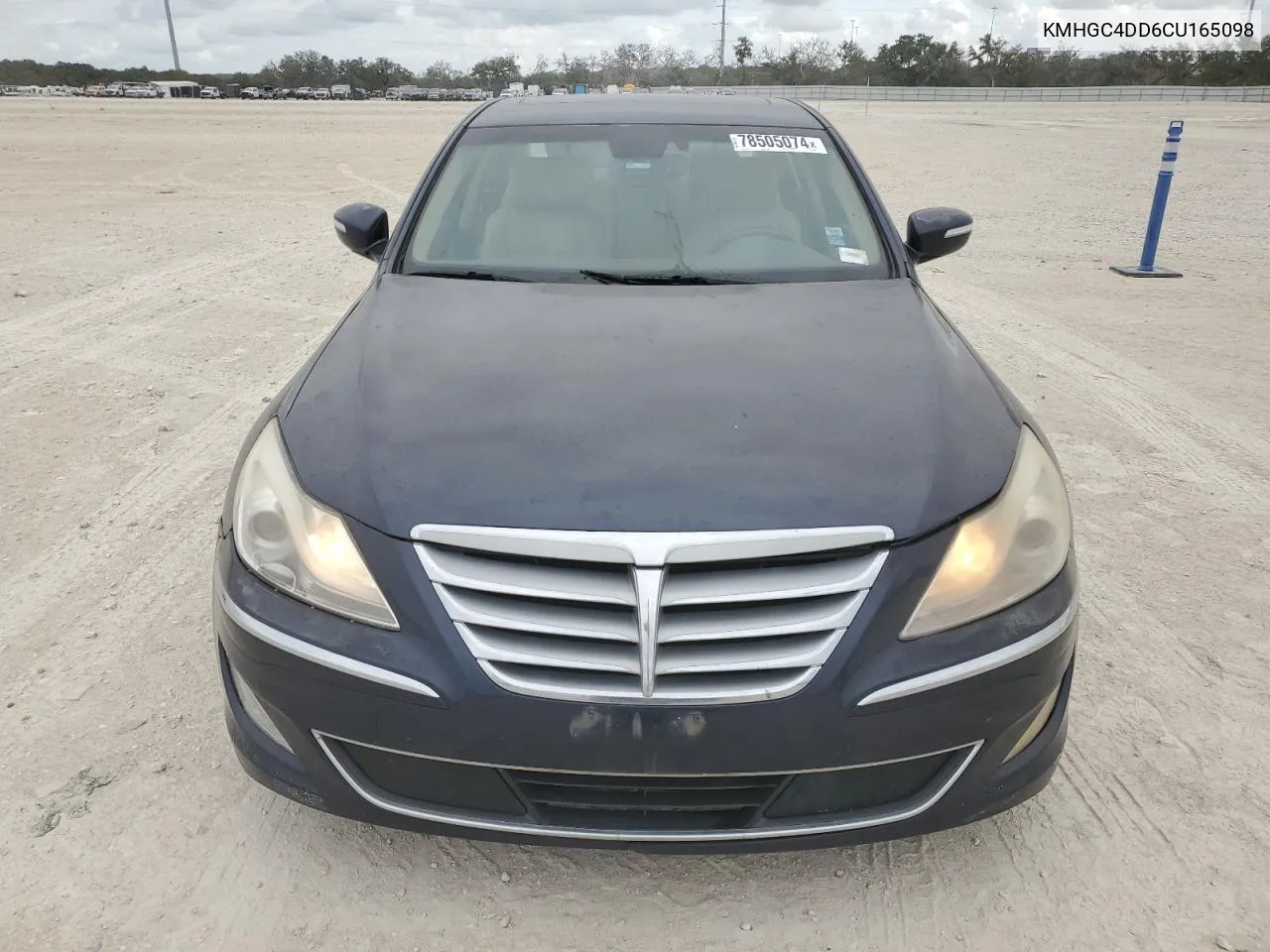 2012 Hyundai Genesis 3.8L VIN: KMHGC4DD6CU165098 Lot: 78505074