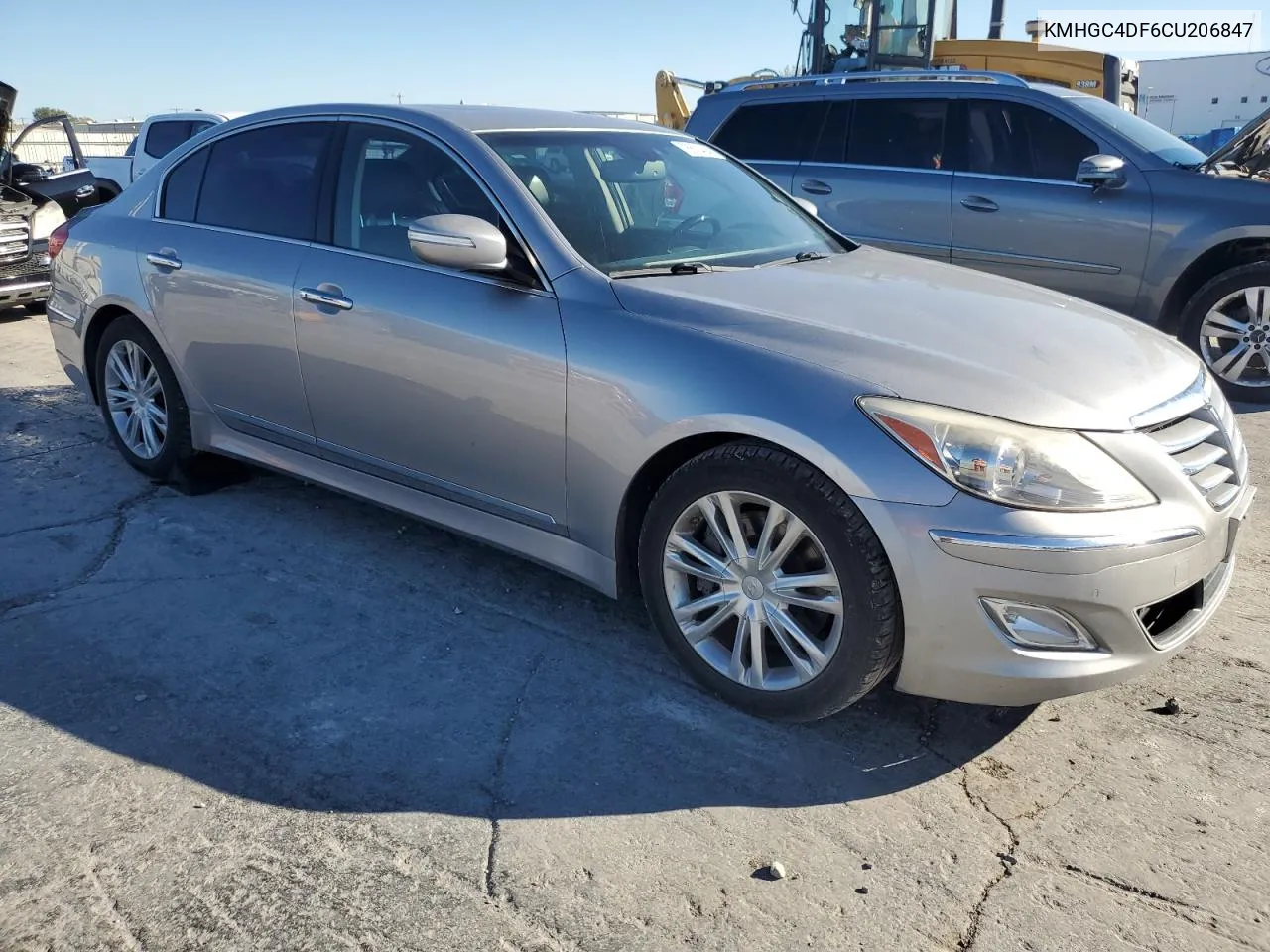 2012 Hyundai Genesis 4.6L VIN: KMHGC4DF6CU206847 Lot: 78630464