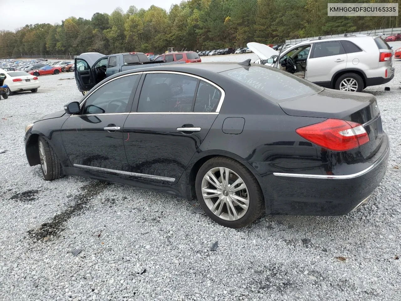 2012 Hyundai Genesis 4.6L VIN: KMHGC4DF3CU165335 Lot: 79304894