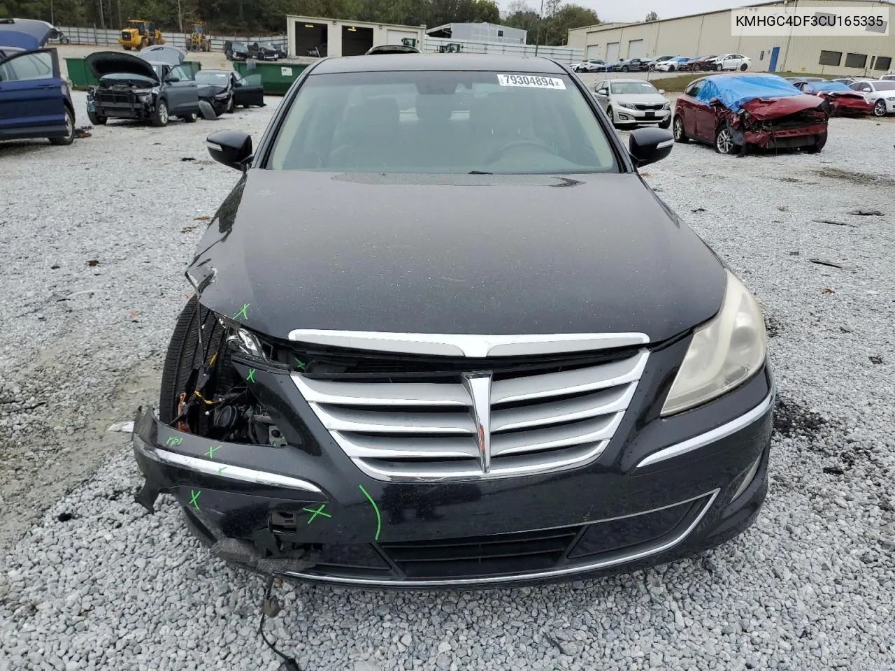 2012 Hyundai Genesis 4.6L VIN: KMHGC4DF3CU165335 Lot: 79304894