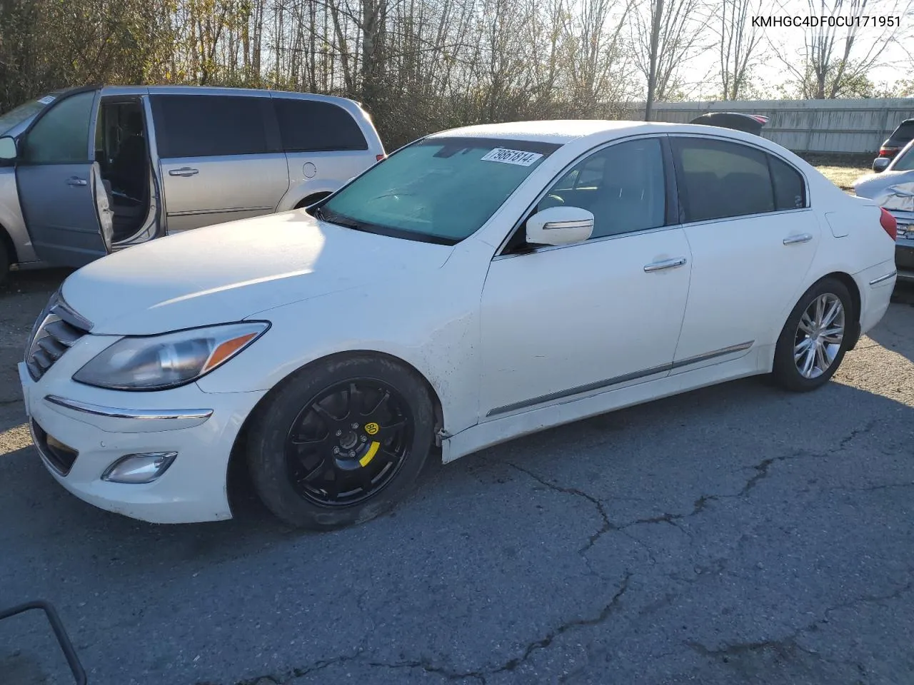 2012 Hyundai Genesis 4.6L VIN: KMHGC4DF0CU171951 Lot: 79861814