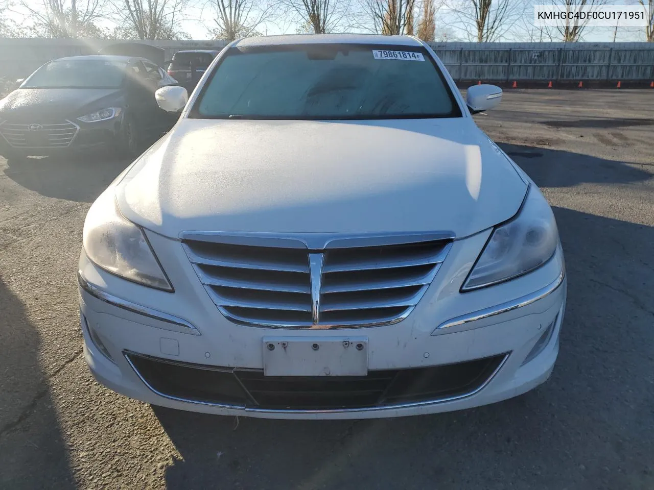 2012 Hyundai Genesis 4.6L VIN: KMHGC4DF0CU171951 Lot: 79861814