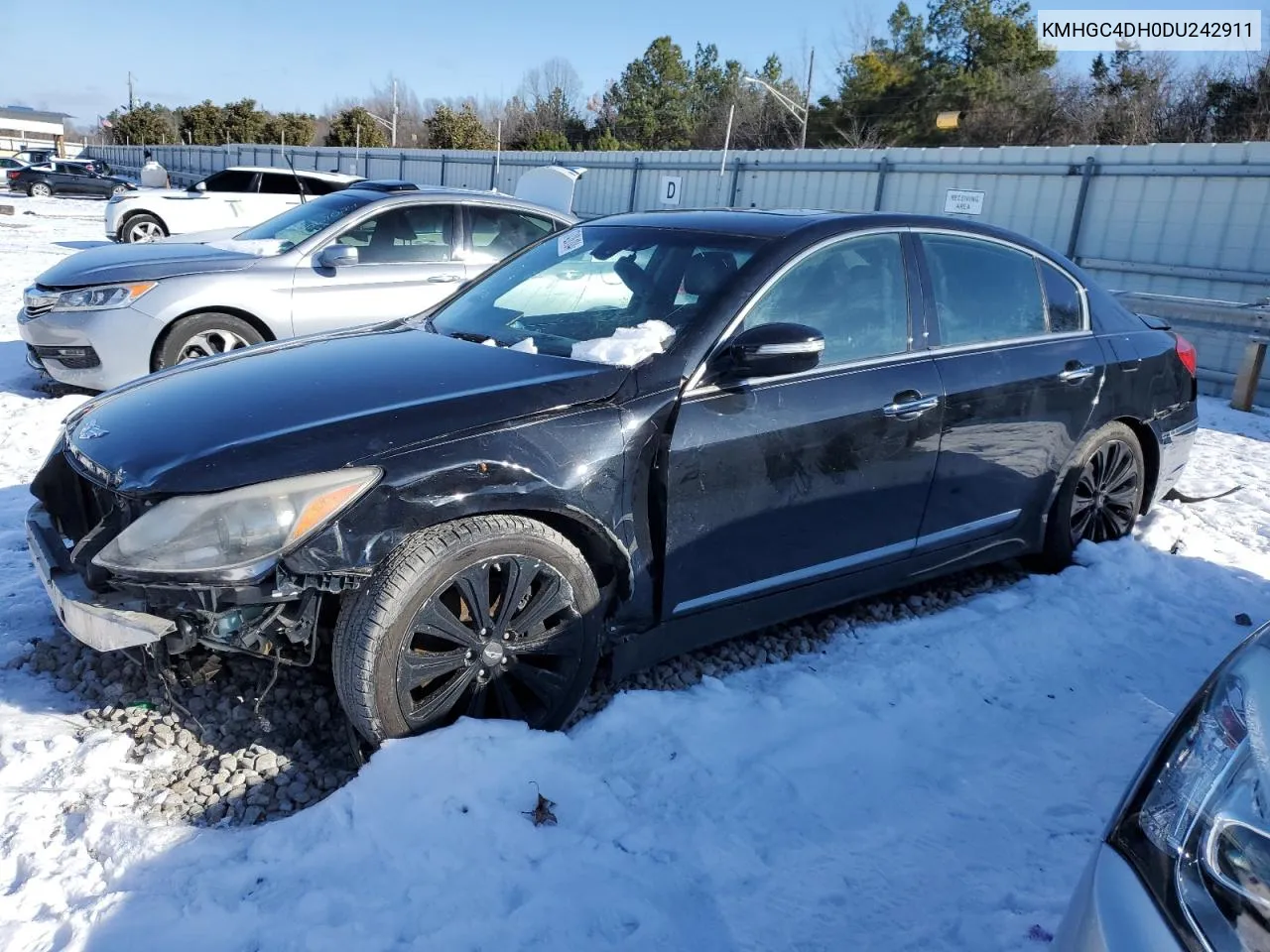 2013 Hyundai Genesis 5.0L VIN: KMHGC4DH0DU242911 Lot: 37426104