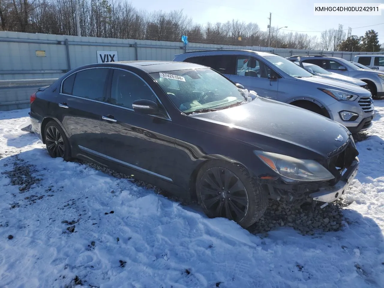 2013 Hyundai Genesis 5.0L VIN: KMHGC4DH0DU242911 Lot: 37426104